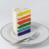 rainbow cake corte